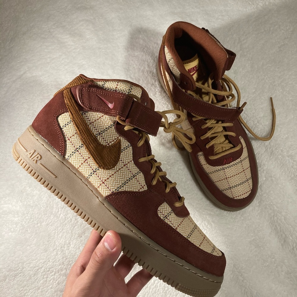 Nike Air Force 1 Mid '07 LV8 “Plaid Gum” Size 10